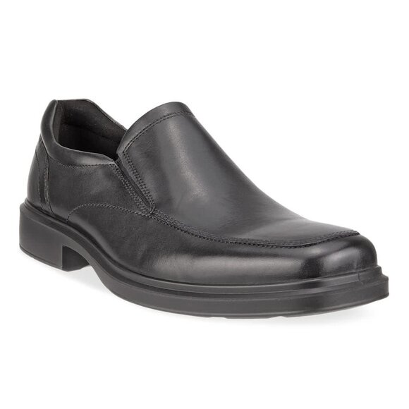 ECCO Men's 44 (10-10.5) Helsinki 2.0 Leather Apron Toe Slip-Ons Shoes Business C